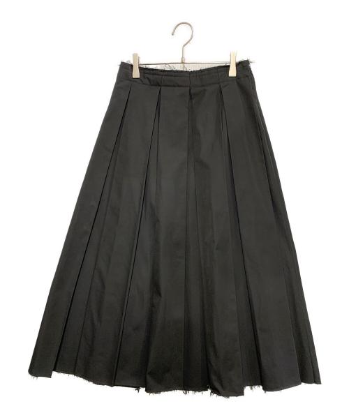 ENFOLD（エンフォルド）ENFOLD (エンフォルド) メモリーツイルプリーツスカート ブラック サイズ:36の古着・服飾アイテム
