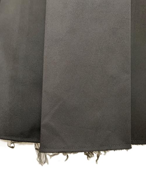 ENFOLD（エンフォルド）ENFOLD (エンフォルド) メモリーツイルプリーツスカート ブラック サイズ:36の古着・服飾アイテム