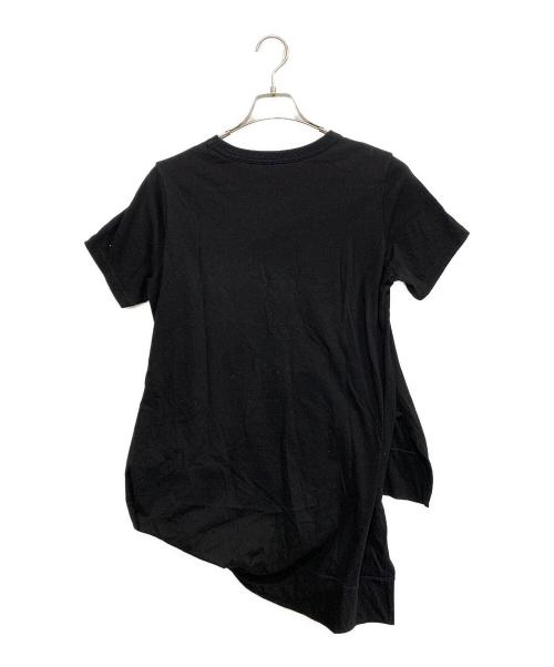 YOHJI YAMAMOTO（ヨウジヤマモト）YOHJI YAMAMOTO (ヨウジヤマモト) 半袖カットソー ブラック サイズ:2の古着・服飾アイテム