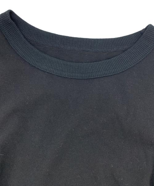 YOHJI YAMAMOTO（ヨウジヤマモト）YOHJI YAMAMOTO (ヨウジヤマモト) 半袖カットソー ブラック サイズ:2の古着・服飾アイテム