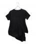 YOHJI YAMAMOTO (ヨウジヤマモト) 半袖カットソー ブラック サイズ:2：7000円