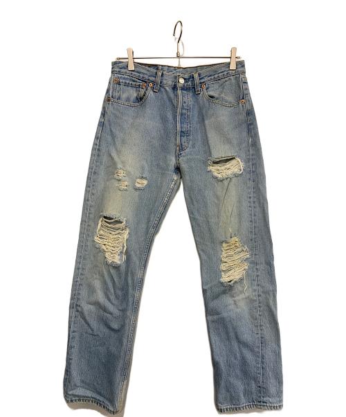 LEVI'S（リーバイス）LEVI'S (リーバイス) ダメージデニムパンツ インディゴ サイズ:Ｗ32　Ｌ30の古着・服飾アイテム