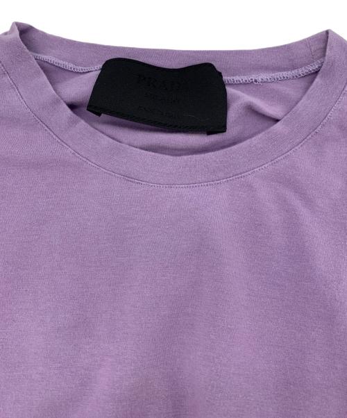 PRADA（プラダ）PRADA (プラダ) 長袖カットソー パープル サイズ:Lの古着・服飾アイテム