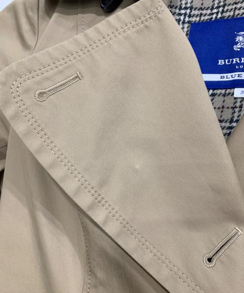 BURBERRY BLUE LABEL（バーバリー ブルー レーベル）BURBERRY BLUE LABEL (バーバリー ブルー レーベル) ライナー付トレンチコート ベージュ サイズ:36の古着・服飾アイテム