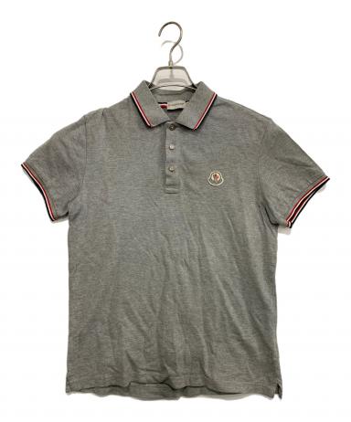 MONCLER ダークグレー ポロシャツ S 中古・古着通販】MONCLER (モンクレール) ポロシャツ グレー サイズ:M