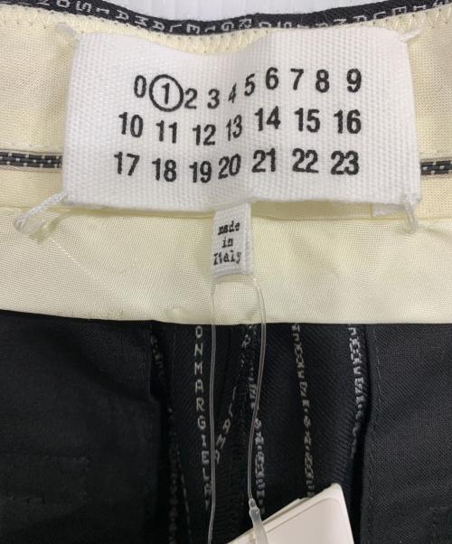 Maison Margiela（メゾンマルジェラ）Maison Margiela (メゾンマルジェラ) スラックス ブラック サイズ:40 未使用品の古着・服飾アイテム