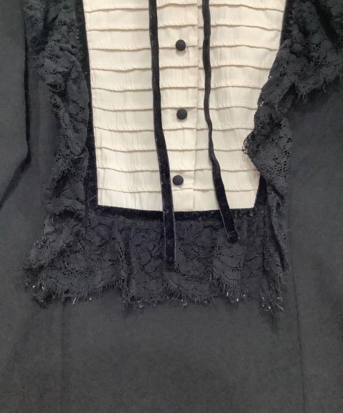 HER LIP TO（ハーリップトゥ）Her lip to (ハーリップトゥ) 長袖ワンピース ブラック サイズ:Mの古着・服飾アイテム