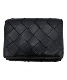 BOTTEGA VENETA（ボッテガベネタ）の古着「3つ折り財布」｜ブラック