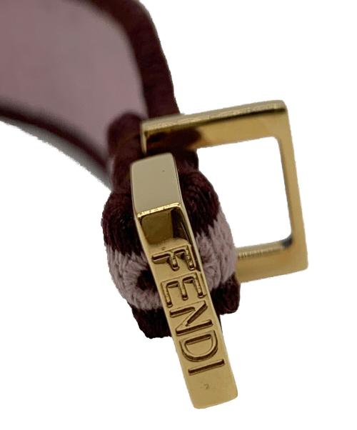 FENDI（フェンディ）FENDI (フェンディ) ミサンガブレスレット ピンクの古着・服飾アイテム