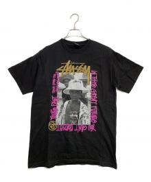 stussy（ステューシー）の古着「半袖カットソー」｜ブラック