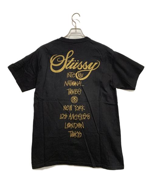 stussy（ステューシー）stussy (ステューシー) 半袖カットソー ブラック サイズ:Mの古着・服飾アイテム