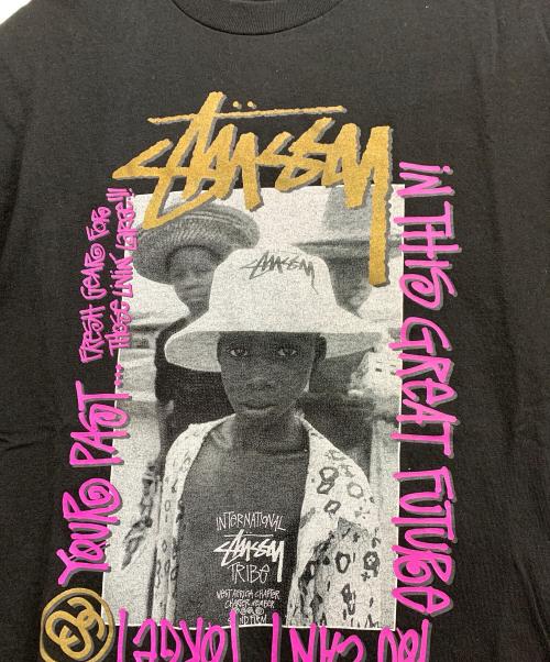 stussy（ステューシー）stussy (ステューシー) 半袖カットソー ブラック サイズ:Mの古着・服飾アイテム