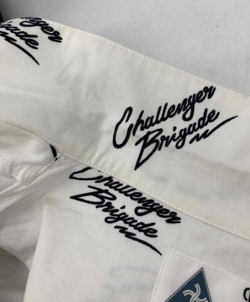 CHALLENGER（チャレンジャー）CHALLENGER (チャレンジャー) 半袖シャツ ホワイト サイズ:Lの古着・服飾アイテム
