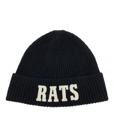 中古・古着通販】RATS (ラッツ) ニット帽 ブラック｜ブランド・古着