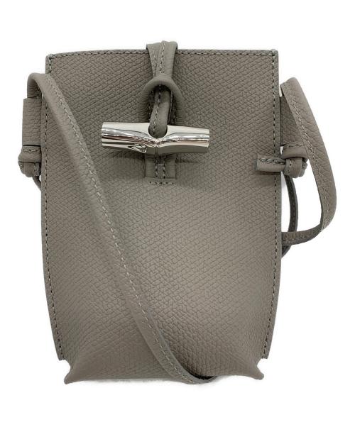LONGCHAMP（ロンシャン）LONGCHAMP (ロンシャン) ショルダーポーチ グレーの古着・服飾アイテム