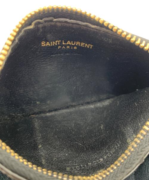 Saint Laurent Paris（サンローランパリ）Saint Laurent Paris (サンローランパリ) カードケース ブラックの古着・服飾アイテム