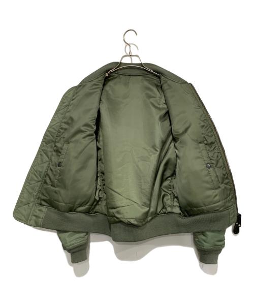 AVIREX（アヴィレックス）AVIREX (アヴィレックス) フライトジャケット グリーン サイズ:Mの古着・服飾アイテム