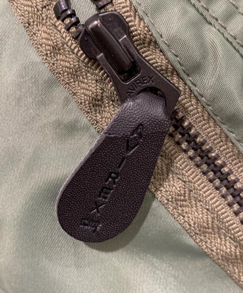 AVIREX（アヴィレックス）AVIREX (アヴィレックス) フライトジャケット グリーン サイズ:Mの古着・服飾アイテム