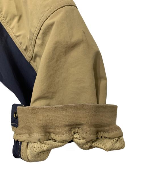 THE NORTHFACE PURPLELABEL（ザ・ノースフェイス パープルレーベル）THE NORTHFACE PURPLELABEL (ザ・ノースフェイス パープルレーベル) Mountain Wind Parka ベージュ×ネイビー サイズ:Sの古着・服飾アイテム