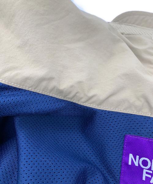 THE NORTHFACE PURPLELABEL（ザ・ノースフェイス パープルレーベル）THE NORTHFACE PURPLELABEL (ザ・ノースフェイス パープルレーベル) Mountain Wind Parka ベージュ×ネイビー サイズ:Sの古着・服飾アイテム