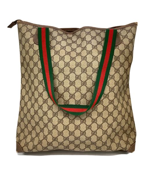 GUCCI（グッチ）GUCCI (グッチ) トートバッグ ブラウンの古着・服飾アイテム