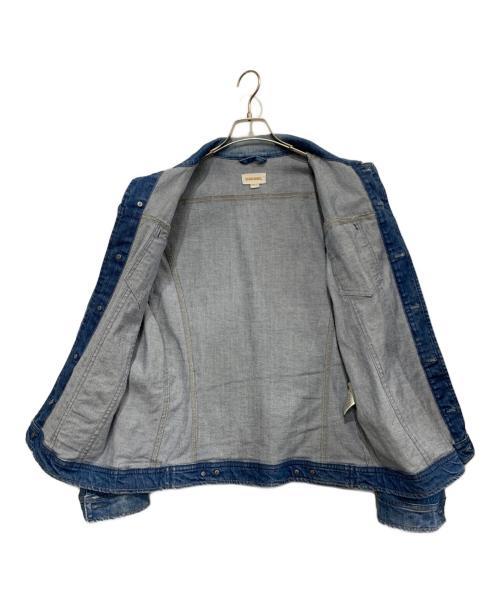 DIESEL（ディーゼル）DIESEL (ディーゼル) デニムジャケット スカイブルー サイズ:Lの古着・服飾アイテム