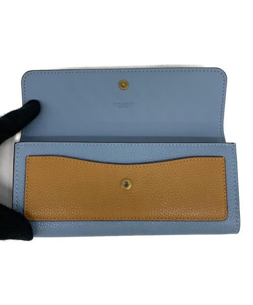 COACH（コーチ）COACH (コーチ) 長財布 ブルーの古着・服飾アイテム
