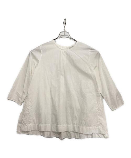 BEARDSLEY（ビアズリー）BEARDSLEY (ビアズリー) 長袖ブラウス ホワイト サイズ:FREEの古着・服飾アイテム