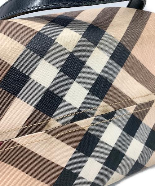 BURBERRY（バーバリー）BURBERRY (バーバリー) トートバッグ ブラック×ベージュの古着・服飾アイテム