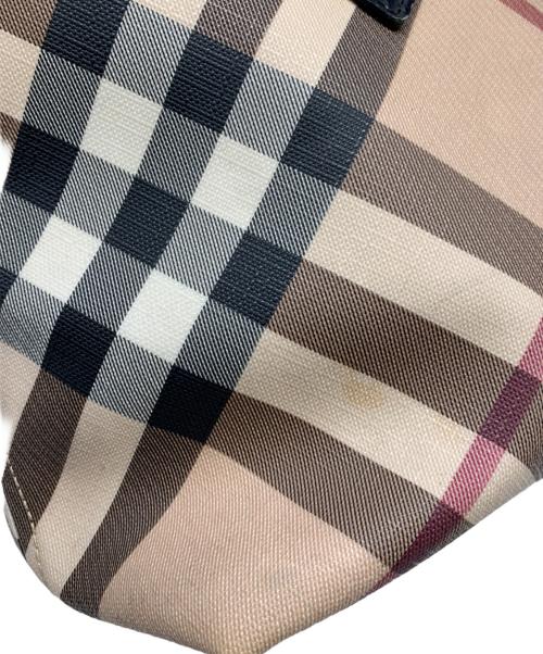 BURBERRY（バーバリー）BURBERRY (バーバリー) トートバッグ ブラック×ベージュの古着・服飾アイテム