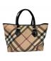 BURBERRY（バーバリー）の古着「トートバッグ」｜ブラック×ベージュ