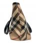 BURBERRY (バーバリー) トートバッグ ブラック×ベージュ：9000円