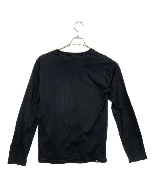 Hysteric Glamour（ヒステリックグラマー）Hysteric Glamour (ヒステリックグラマー) 長袖カットソー ブラック サイズ:Mの古着・服飾アイテム