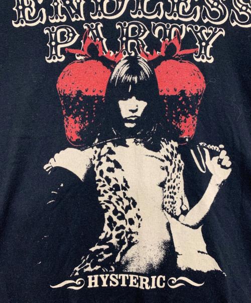 Hysteric Glamour（ヒステリックグラマー）Hysteric Glamour (ヒステリックグラマー) 長袖カットソー ブラック サイズ:Mの古着・服飾アイテム