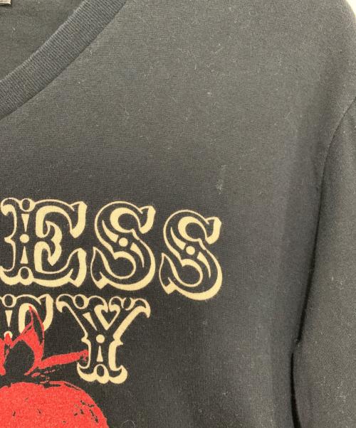 Hysteric Glamour（ヒステリックグラマー）Hysteric Glamour (ヒステリックグラマー) 長袖カットソー ブラック サイズ:Mの古着・服飾アイテム