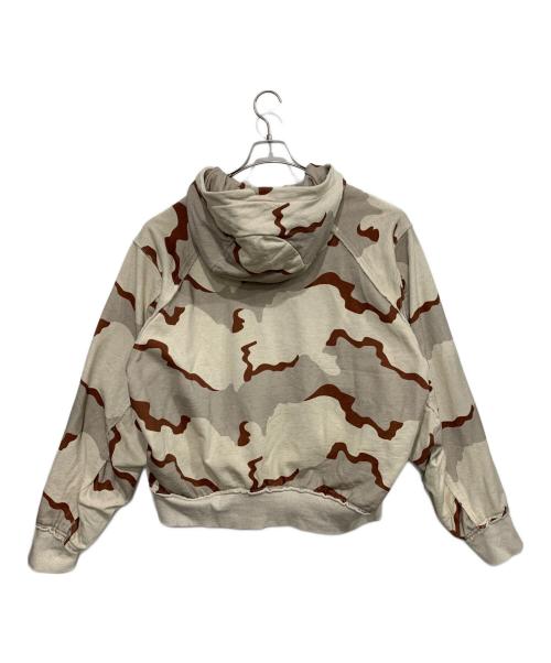 JOURNAL STANDARD（ジャーナルスタンダード）JOURNAL STANDARD (ジャーナルスタンダード) ジップパーカー グレー×ブラウン サイズ:Mの古着・服飾アイテム