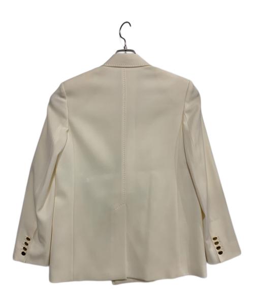 Max Mara Studio（マックスマーラ ストゥディオ）MAX MARA STUDIO (マックスマーラ ストゥディオ) ダブルジャケット ホワイト サイズ:44の古着・服飾アイテム