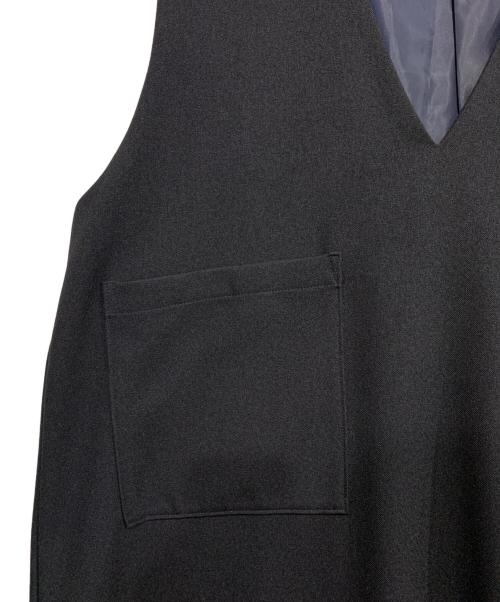 O wau no（O WAU NO）o wau no (O WAU NO) ノースリーブ・キャミソールワンピース ブラック サイズ:RLの古着・服飾アイテム