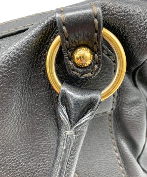 TOD'S（トッズ）TOD'S (トッズ) ミニボストンバッグ ブラックの古着・服飾アイテム
