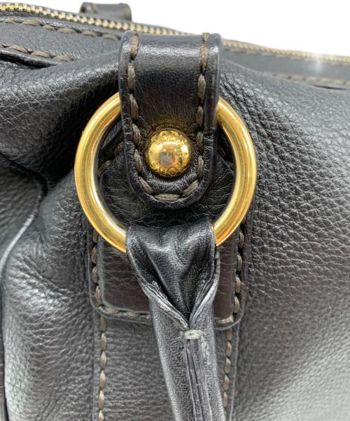 TOD'S（トッズ）TOD'S (トッズ) ミニボストンバッグ ブラックの古着・服飾アイテム