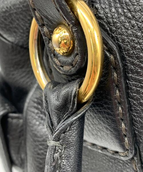 TOD'S（トッズ）TOD'S (トッズ) ミニボストンバッグ ブラックの古着・服飾アイテム