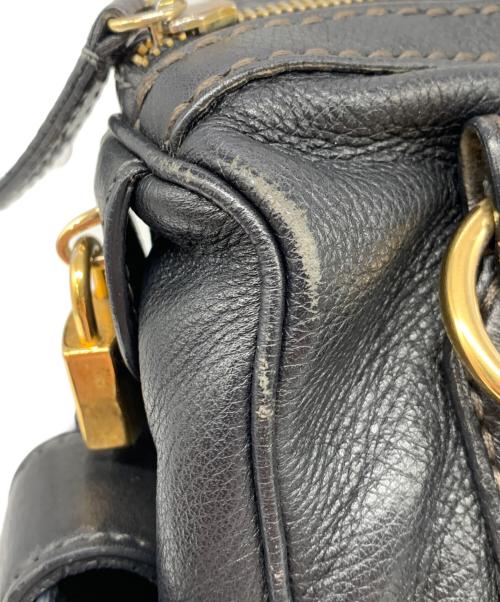 TOD'S（トッズ）TOD'S (トッズ) ミニボストンバッグ ブラックの古着・服飾アイテム