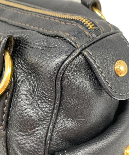 TOD'S（トッズ）TOD'S (トッズ) ミニボストンバッグ ブラックの古着・服飾アイテム