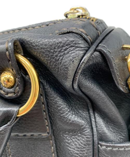 TOD'S（トッズ）TOD'S (トッズ) ミニボストンバッグ ブラックの古着・服飾アイテム