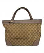 GUCCIグッチ）の古着「トートバッグ」｜ベージュ