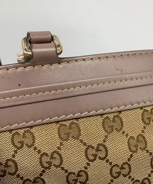 GUCCI（グッチ）GUCCI (グッチ) トートバッグ ベージュの古着・服飾アイテム