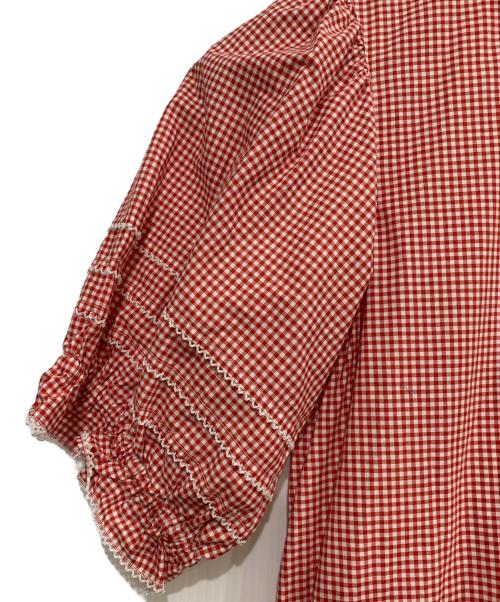 PINK HOUSE（ピンクハウス）PINK HOUSE (ピンクハウス) 半袖ワンピース レッド サイズ:不明 未使用品の古着・服飾アイテム