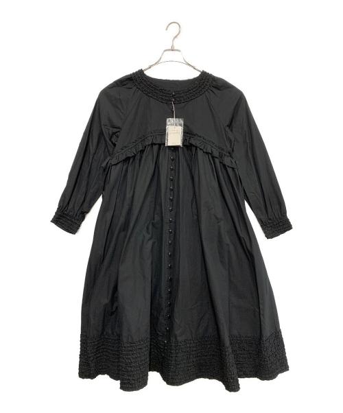 PINK HOUSE（ピンクハウス）PINK HOUSE (ピンクハウス) 長袖ワンピース ブラック サイズ:- 未使用品の古着・服飾アイテム