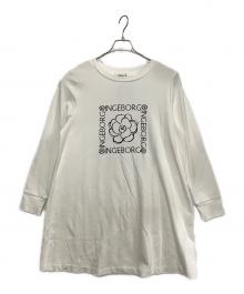 INGEBORG（インゲボルグ）の古着「長袖ワンピース」｜ホワイト