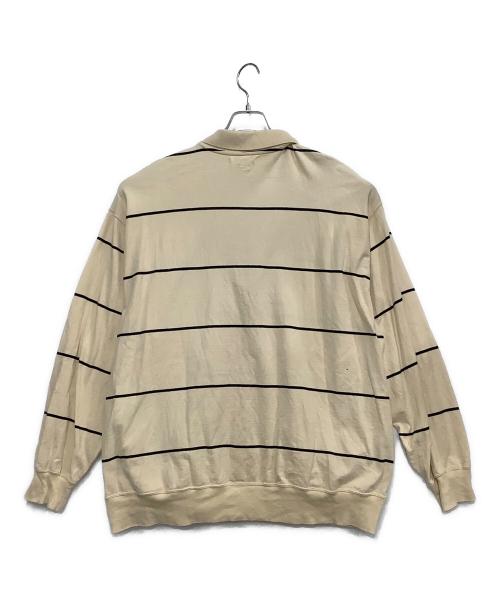 BLURHMS（ブラームス）blurhms (ブラームス) ハーフジップスウェット アイボリー サイズ:3の古着・服飾アイテム
